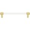Jeffrey Alexander 160 mm Center-to-Center Brushed Gold Carmen Cabinet Bar Pull 775-160BG - alternate 4
